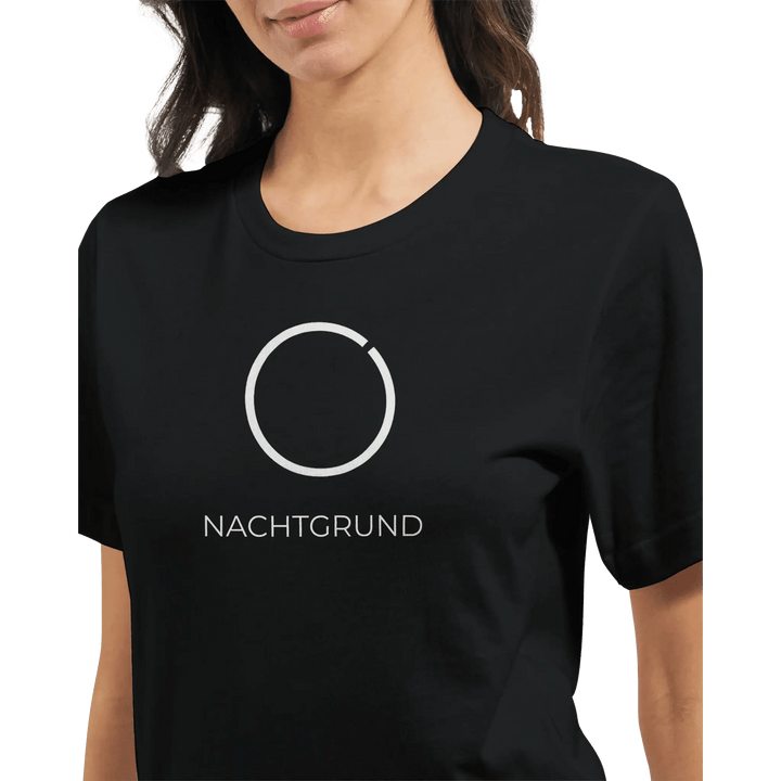 NACHTGRUND – Minimalistisches Unisex T-Shirt in Schwarz | Premium Streetwear - Nachtgrund