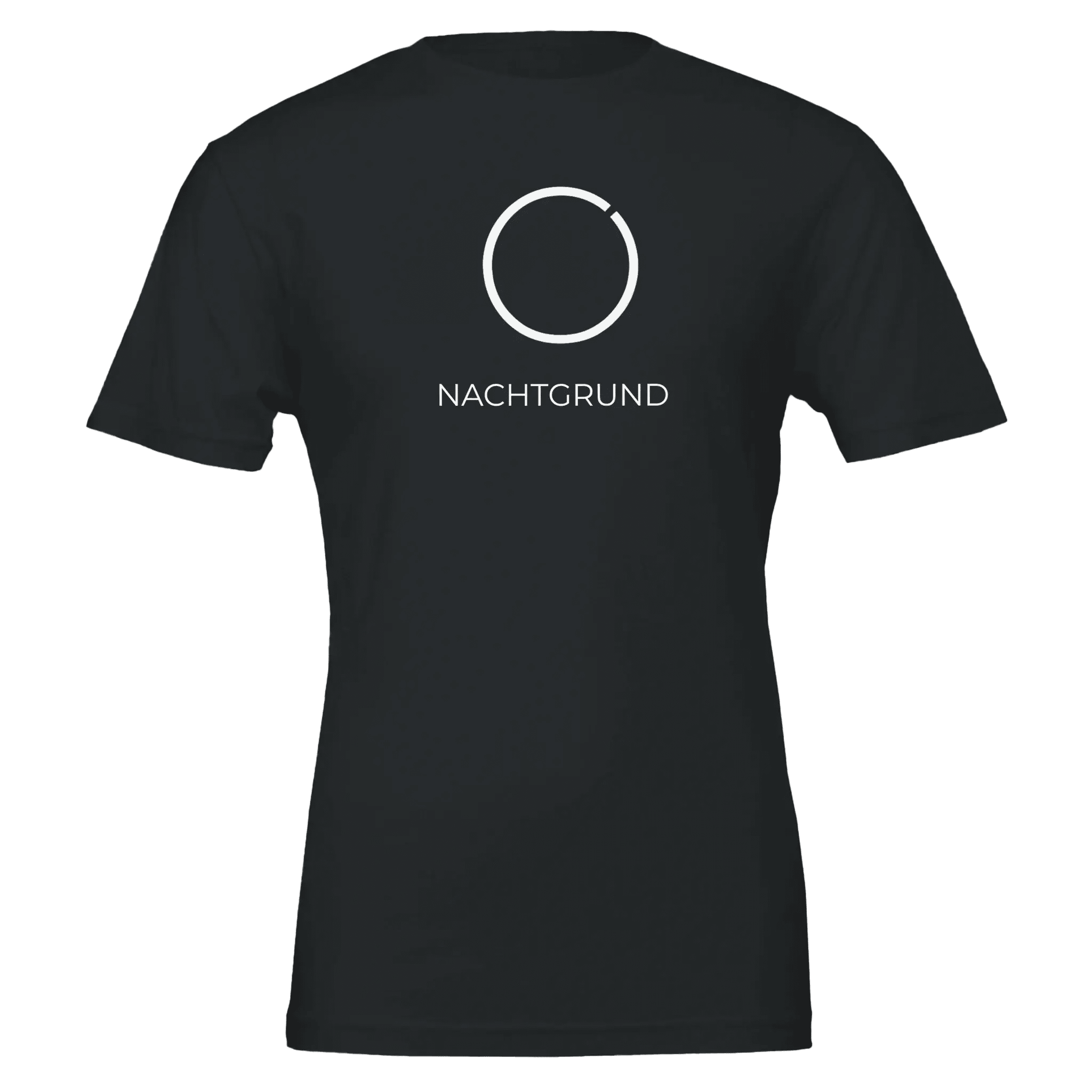 NACHTGRUND – Minimalistisches Unisex T-Shirt in Schwarz | Premium Streetwear - Nachtgrund