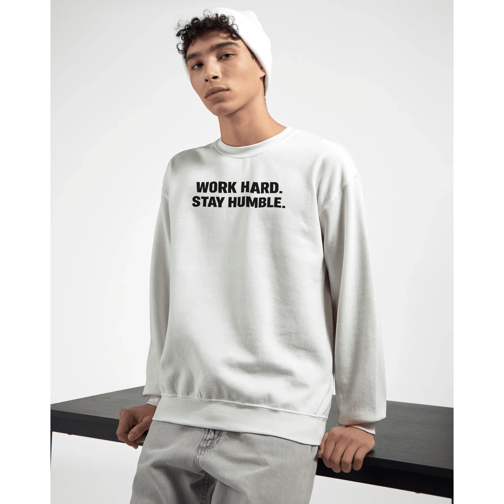 Klassischer Unisex Pullover mit Rundhalsausschnitt | Gildan® 18000 - Nachtgrund