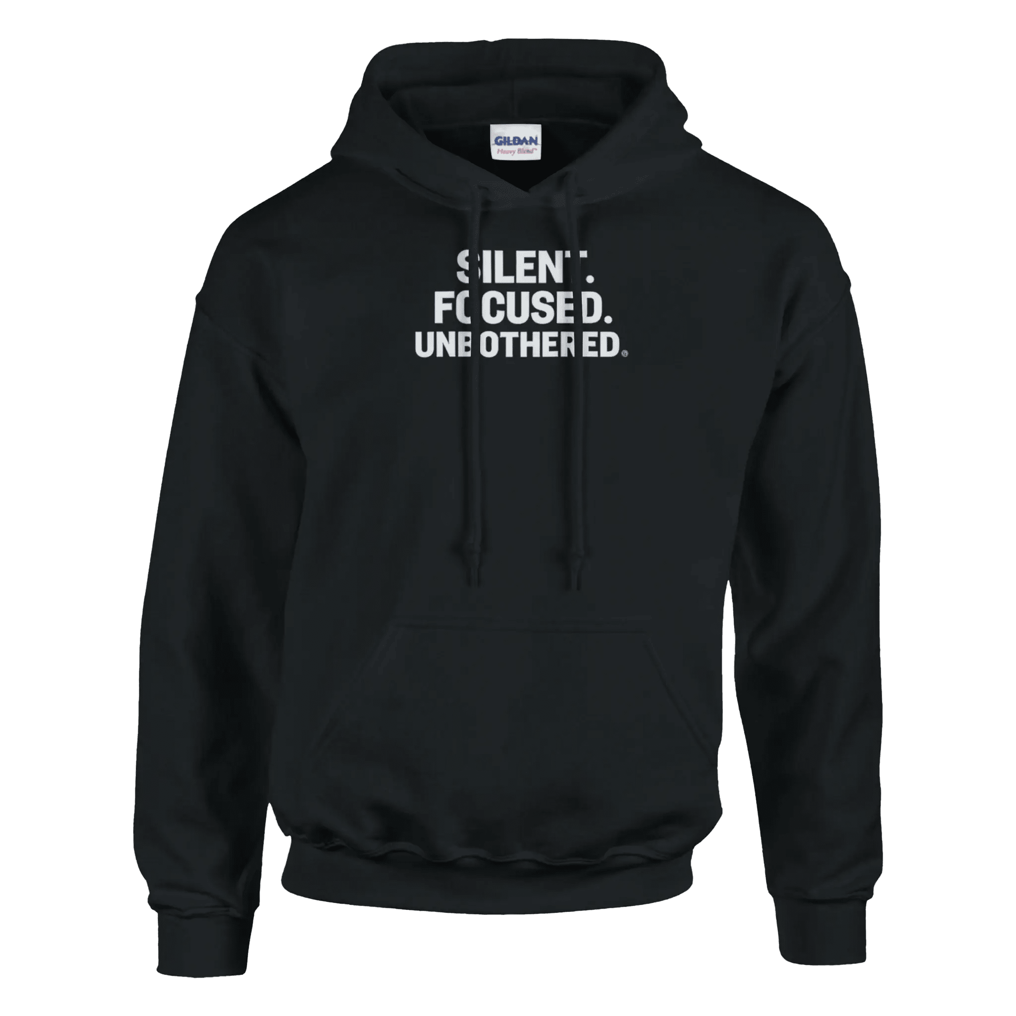 Unisex Hoodie Schwarz – Klassischer Kapuzenpullover für Damen & Herren | Nachtgrund - Nachtgrund