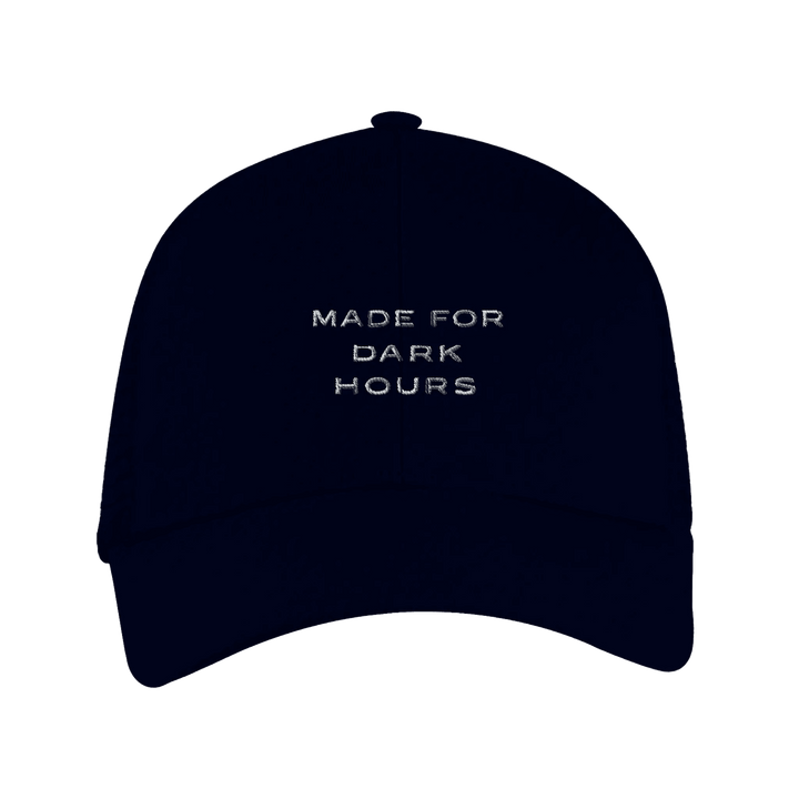 Nachtgrund Trucker Cap – Schwarze Streetwear Cap aus Bio - Baumwolle - Nachtgrund